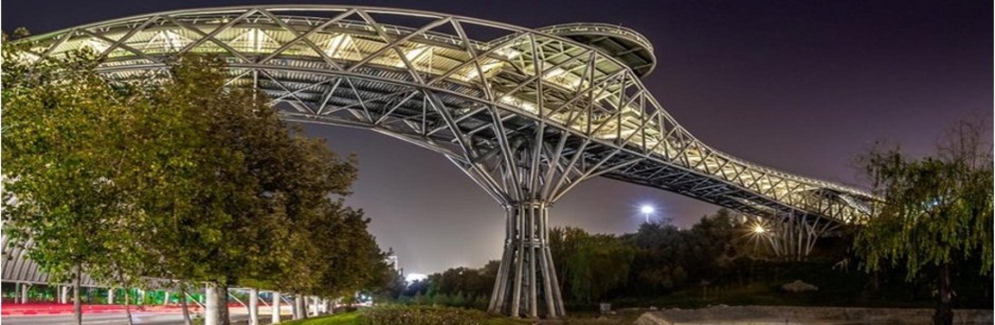 کنترل طراحی و محاسبات سازه پل طبیعت تهران